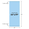Yescom Retractable Banner Stand for Events Trade Shows Custom Printed 33x79
