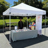 Yescom 10x10 Pop Up Canopy Tent with Bag, Optional Sidewalls