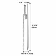 Yescom 10ct. 20in. Feather Flag Ground Spike for Promo, Sports Flags Image
