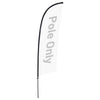 Yescom Feather Flag Pole Kit - 10 Sets, Base Type Options