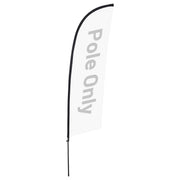 Yescom Feather Flag Pole Kit - 10 Sets, Base Type Options, 10.3ft Pole Only Image