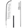 Yescom Feather Flag Pole Kit - 10 Sets, Base Type Options