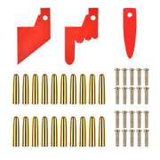 Yescom Pegs & Red Pointer Prize Wheel Replacement Parts, Gold Pegs & (3)Pointers Image