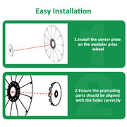 Yescom Modular Prize Wheel Elements(Plate, Center Piece, Peg Options) Image