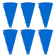 Yescom Modular Prize Wheel Elements(Plate, Center Piece, Peg Options), Blue Plates 6ct/pk Image