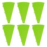Yescom Modular Prize Wheel Elements(Plate, Center Piece, Peg Options), Green Plates 6ct/pk Image