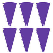 Yescom Modular Prize Wheel Elements(Plate, Center Piece, Peg Options), Purple Plates 6ct/pk Image