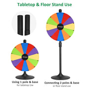 Yescom Prize Wheel 2in1 Floor Stand for Prize Wheels Image