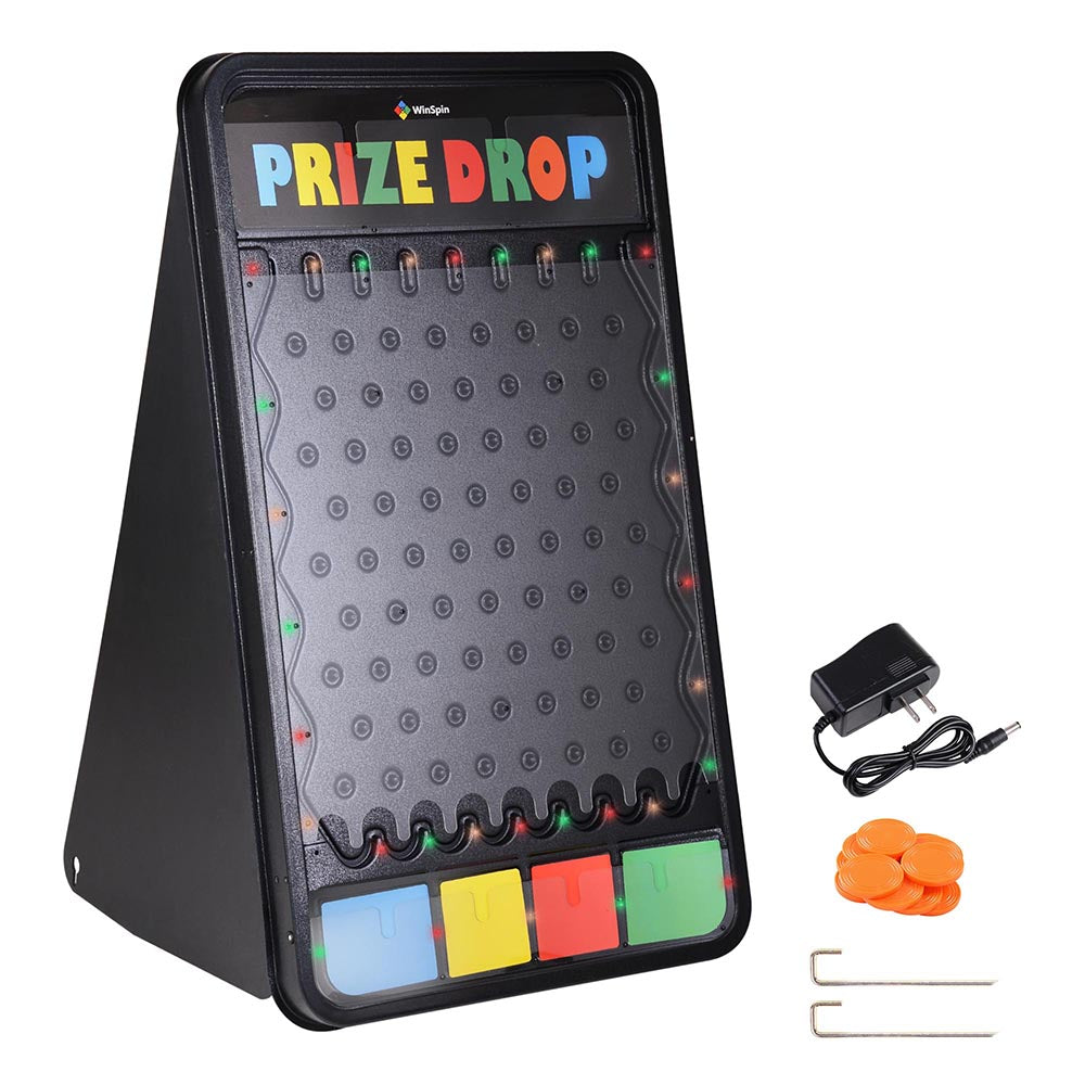 WinSpin 41x25 Custom LED Prize Drop Disk Drop Game Board Plinking ...