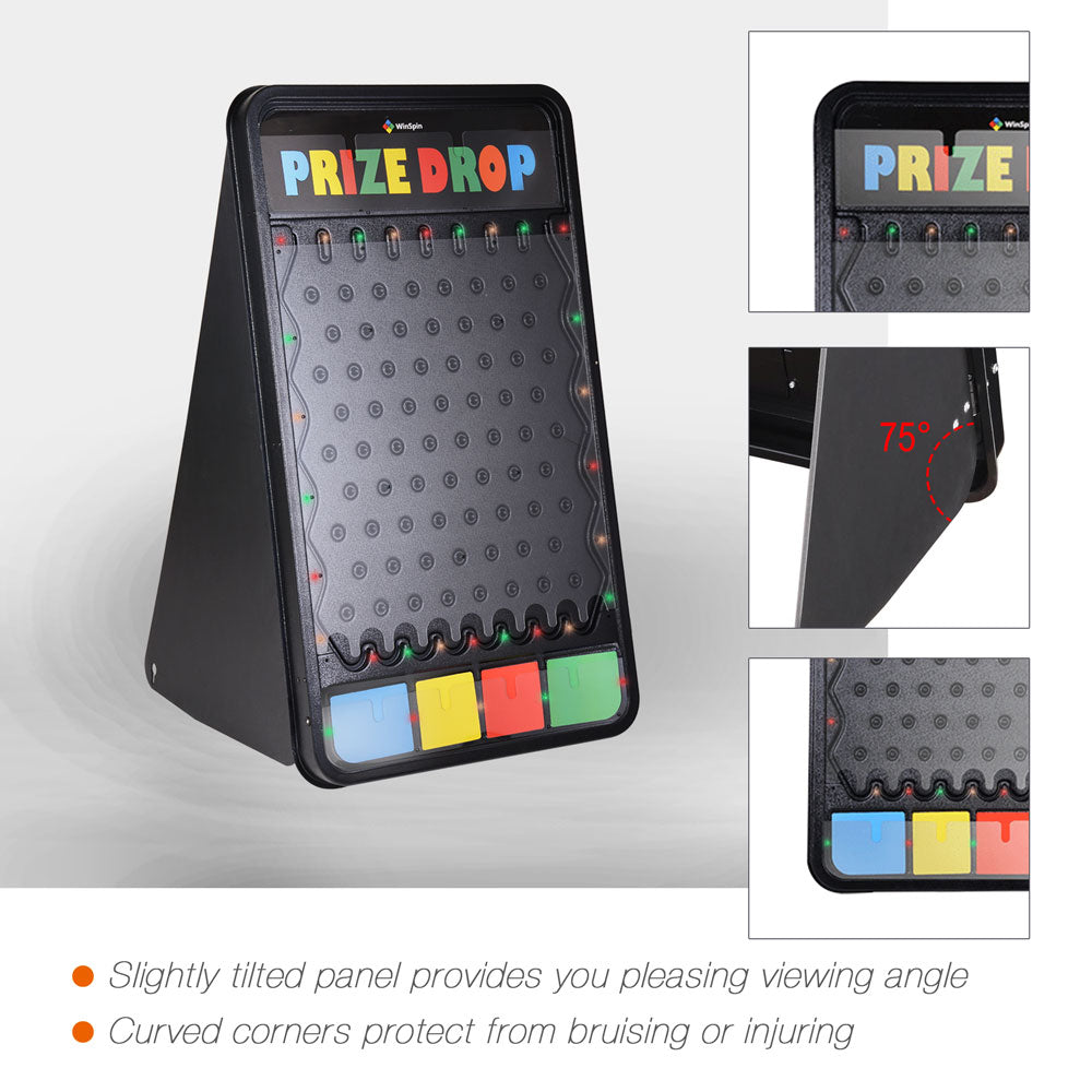 Yescom 41x25 Custom LED Prize Drop Disk Drop Game Board Plinking Image