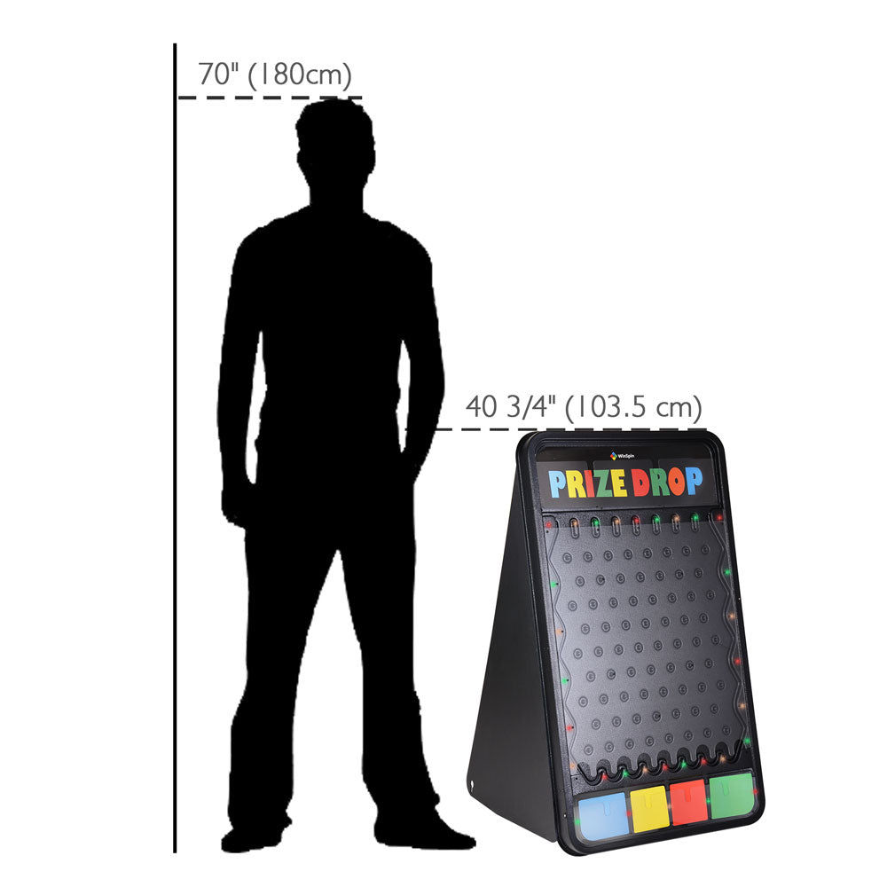 WinSpin 41x25 Custom LED Prize Drop Disk Drop Game Board Plinking ...