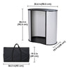 Yescom Trade Show Display Podium Table Counter Stand Black