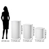Yescom Trade Show Supplies Custom Round Counter & Podium Kit