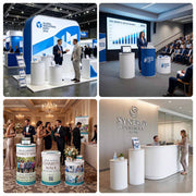 Yescom Trade Show Supplies Custom Round Counter & Podium Kit Image