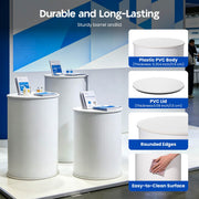 Yescom Trade Show Supplies Custom Round Counter & Podium Kit Image