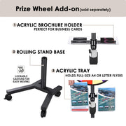 Yescom 24" 14 Slot Floor Stand Color Clicker Dry Erase Prize Wheel Image