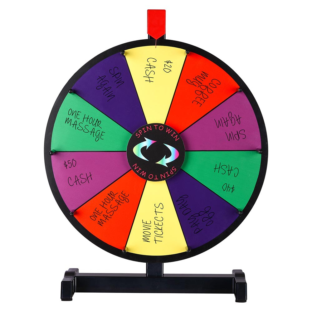 WinSpin 15" Tabletop Prize Wheel Dry Erase