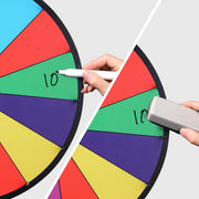 Yescom 24" Tabletop Prize Wheel Colorful Dry Erase Image