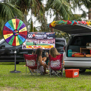 Yescom 36" Prize Wheel Floor Stand Tabletop 18-Slot Image