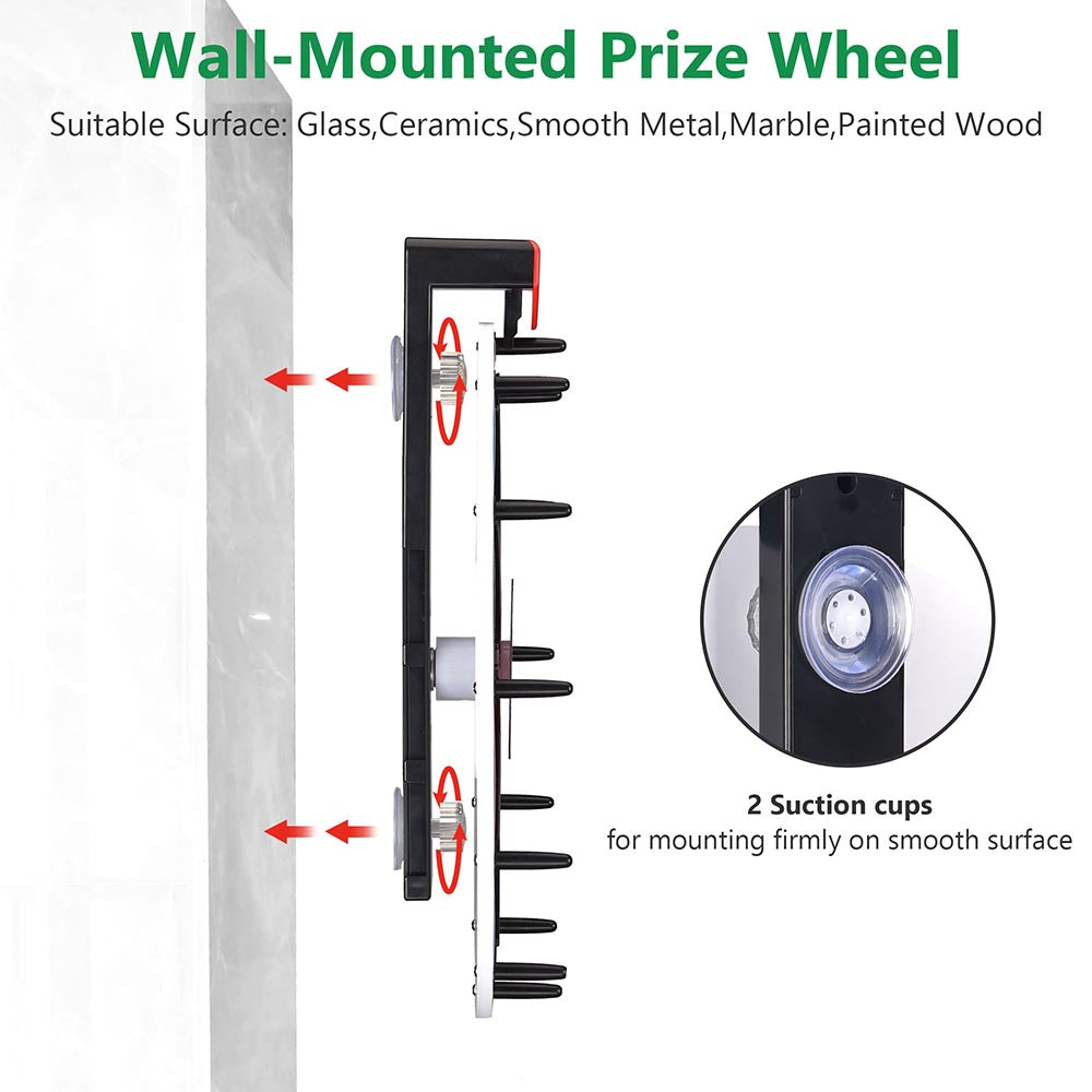 Yescom 15" Prize Wheel DIY 12-Slot Wall Mounted Image