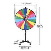 Yescom 48" Rolling Stand Prize Wheel Color Image