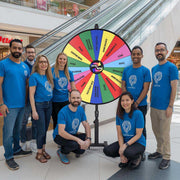 Yescom 48" Rolling Stand Prize Wheel Color Image