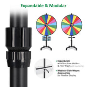 Yescom 48" Rolling Stand Prize Wheel Color Image