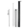 Yescom Teardrop Flag Pole Kit - 10 Sets, Base Type Options, 7.2ft Pole+Spike Image