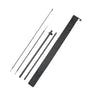Yescom Teardrop Flag Pole Kit - 10 Sets, Base Type Options, 7.2ft Pole Only Image