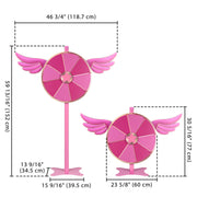 Yescom 24" Prize Wheel for Carnival Promo Floor Standing Tabletop Image
