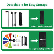 Yescom 24" Modular Prize Wheel with Adjustable Height Stand 12-Slot Image