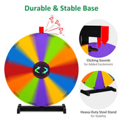 Yescom 24" Modular Dry Erase Spin Wheel Customizable Color Slots(12) Image