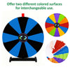 WinSpin 24" Modular Dry Erase Spin Wheel Customizable Color Slots(12)