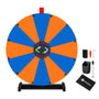 Yescom 24" Modular Dry Erase Spin Wheel Customizable Color Slots(12), Blue & Orange Image