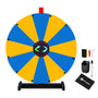 Yescom 24" Modular Dry Erase Spin Wheel Customizable Color Slots(12), Blue & Yellow Image