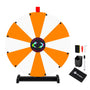 Yescom 24" Modular Dry Erase Spin Wheel Customizable Color Slots(12), Orange & White Image