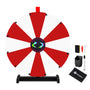 Yescom 24" Modular Dry Erase Spin Wheel Customizable Color Slots(12), Red & White Image