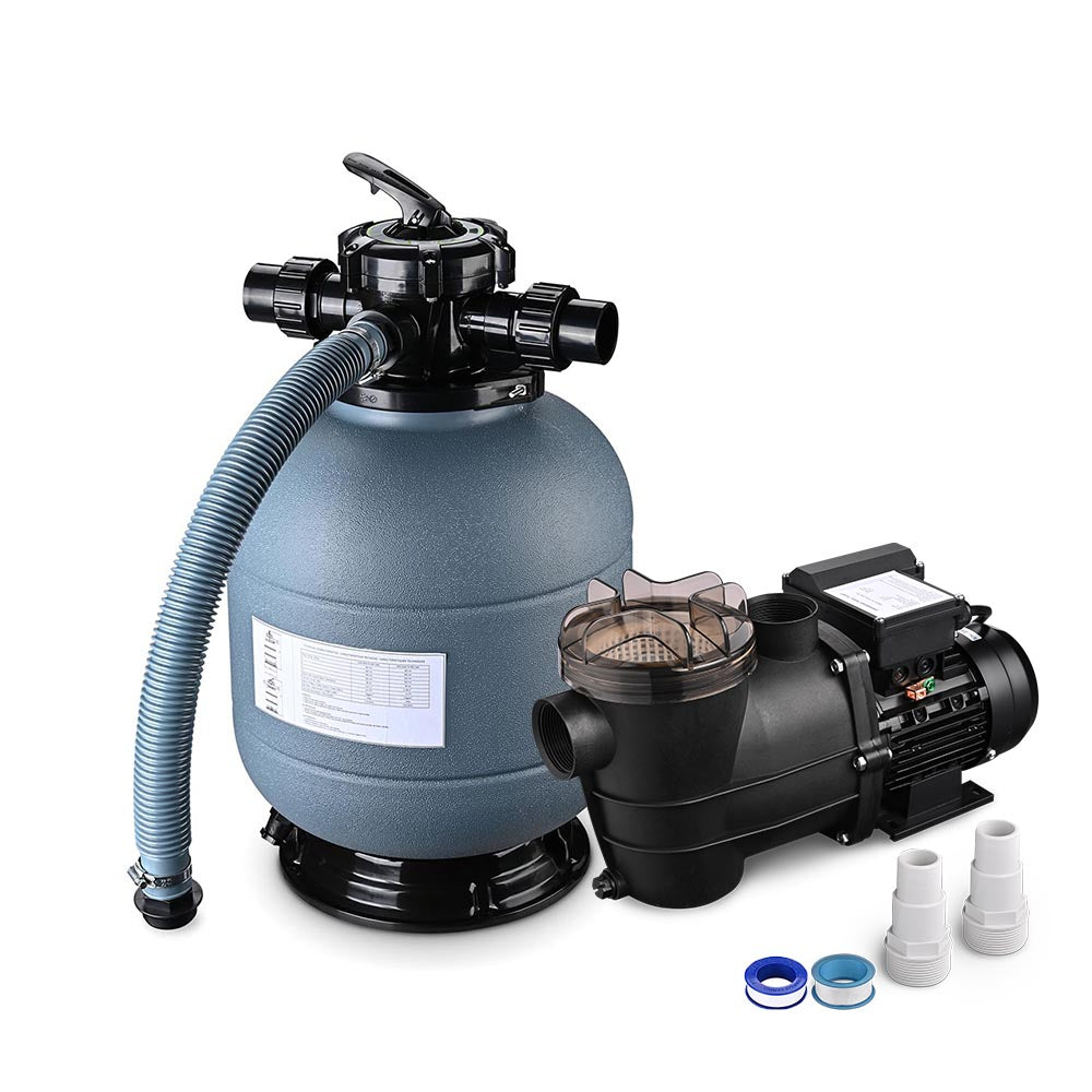 Yescom 16" Sand Filter and 3/4 HP Above Ground Pool Pump 5-Way Image