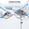Yescom Mayo Stand Medical Equipment Stainless Steel Tray 5 Legs
