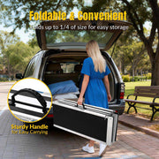 Yescom Wheelchair Ramp 600lb Capacity 6'x29" Aluminum w/ Non-Slip Surface Image