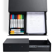 Yescom NexusX Mobile Computer Cart Drawer Locking Metal Drawer Image