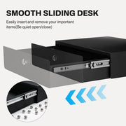 Yescom NexusX Mobile Computer Cart Drawer Locking Metal Drawer Image