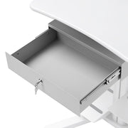Yescom NexusX Rolling Computer Cart with Locking Metal Drawer Image