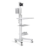 Yescom NexusX Industrial Computer Cart for Manufacturing Shop Floor