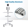 Yescom NexusX Industrial Computer Cart for Manufacturing Shop Floor