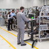 Yescom NexusX Compact Industrial Laptop Cart for Shop Floor Inspection