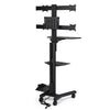 Yescom NexusX 4-Monitor PC Mobile Cart & AV Workstation 10-21" Screen