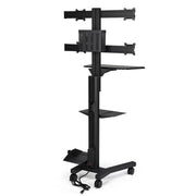 Yescom NexusX 4-Monitor PC Mobile Cart & AV Workstation 10-21" Screen Image