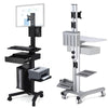 Yescom NexusX Rolling Computer Cart with Locking Metal Drawer