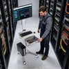 Yescom NexusX Rolling Computer Cart with Locking Metal Drawer